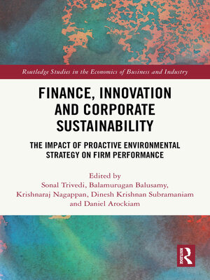 cover image of Finance, Innovation and Corporate Sustainability